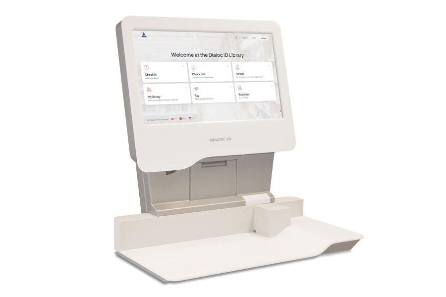 Dialoc İD Sapphire EM Self Servis Ödünç ve İade Ünitesi
